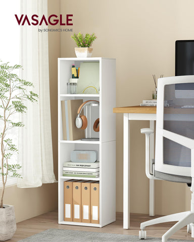VASAGLE Custos open-storage shelf showcases minimal design for flexible placement.