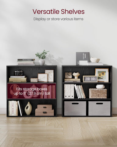 VASAGLE Custos H-shaped frame provides stability and safe storage.