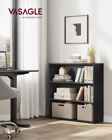 VASAGLE Custos open storage compartments enhance visibility and quick access for everyday items.