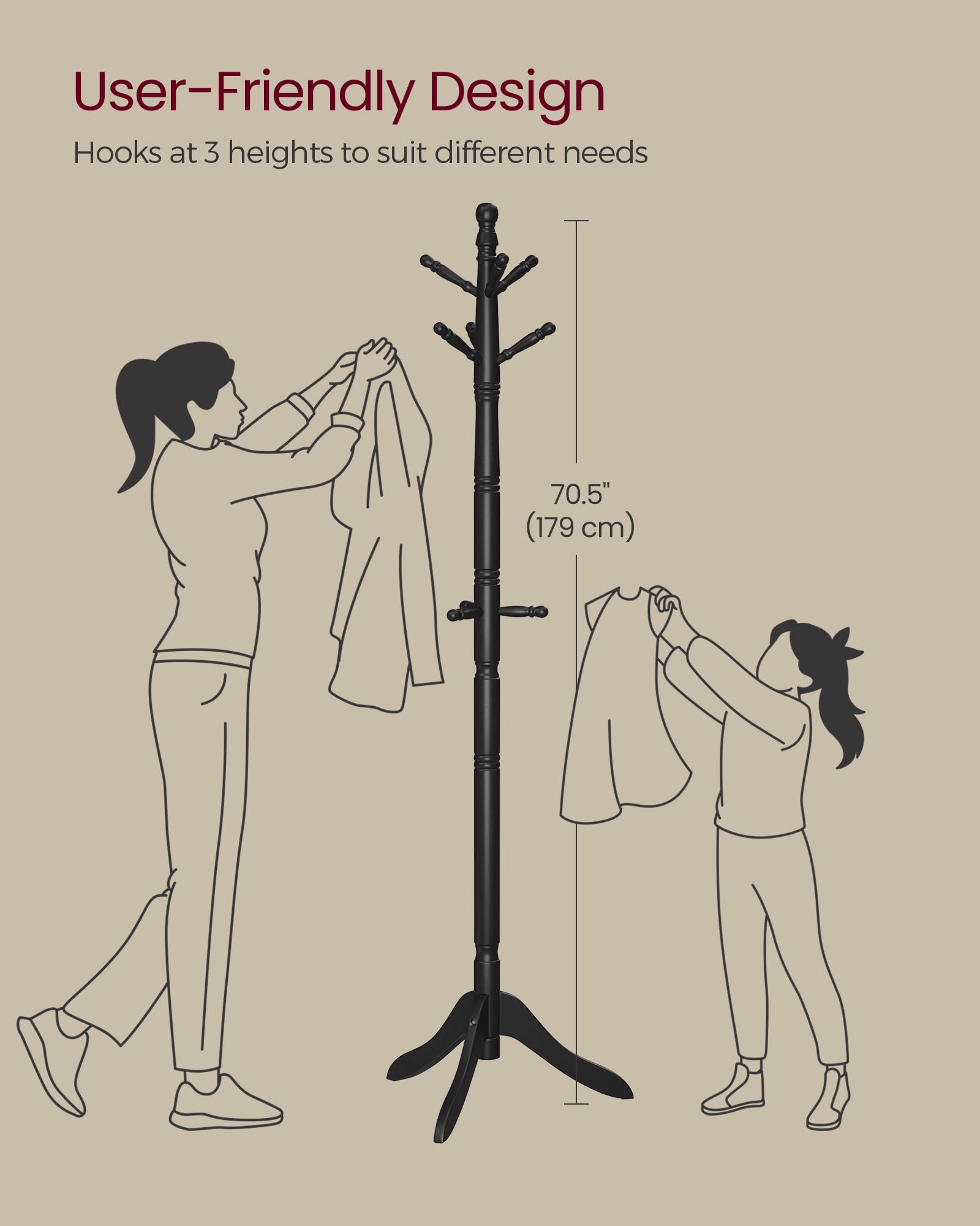 VASAGLE assembly instructions enable quick, frustration-free setup.
