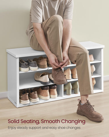 Easy assembly with included kit for quick setup of the VASAGLE bench.