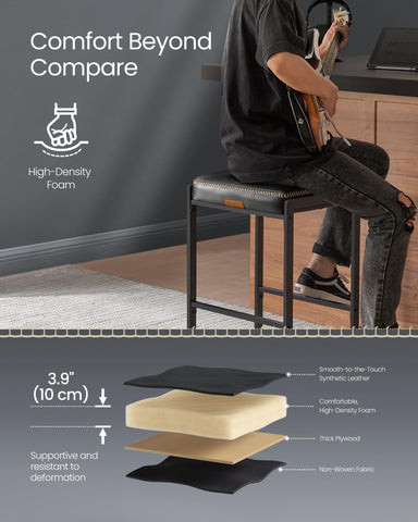 VASAGLE EKHO 3.9-inch foam cushion for lasting support