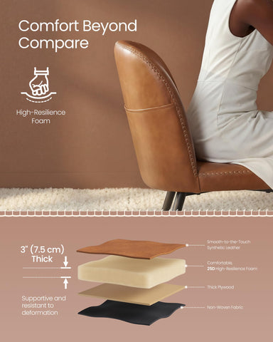VASAGLE EKHO dining chair offers easy assembly with clearly marked parts