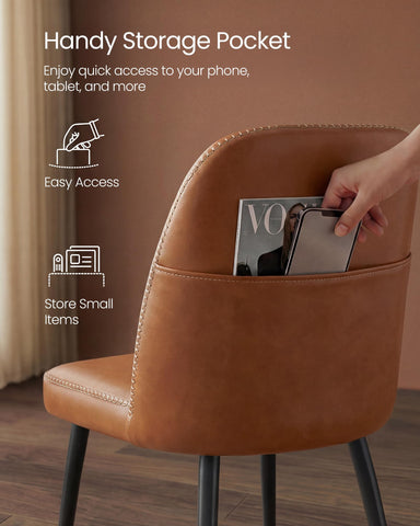 VASAGLE EKHO chair surfaces are easy to wipe clean after spills