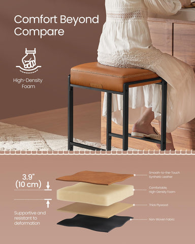 VASAGLE EKHO adjustable feet fine tune level seating.