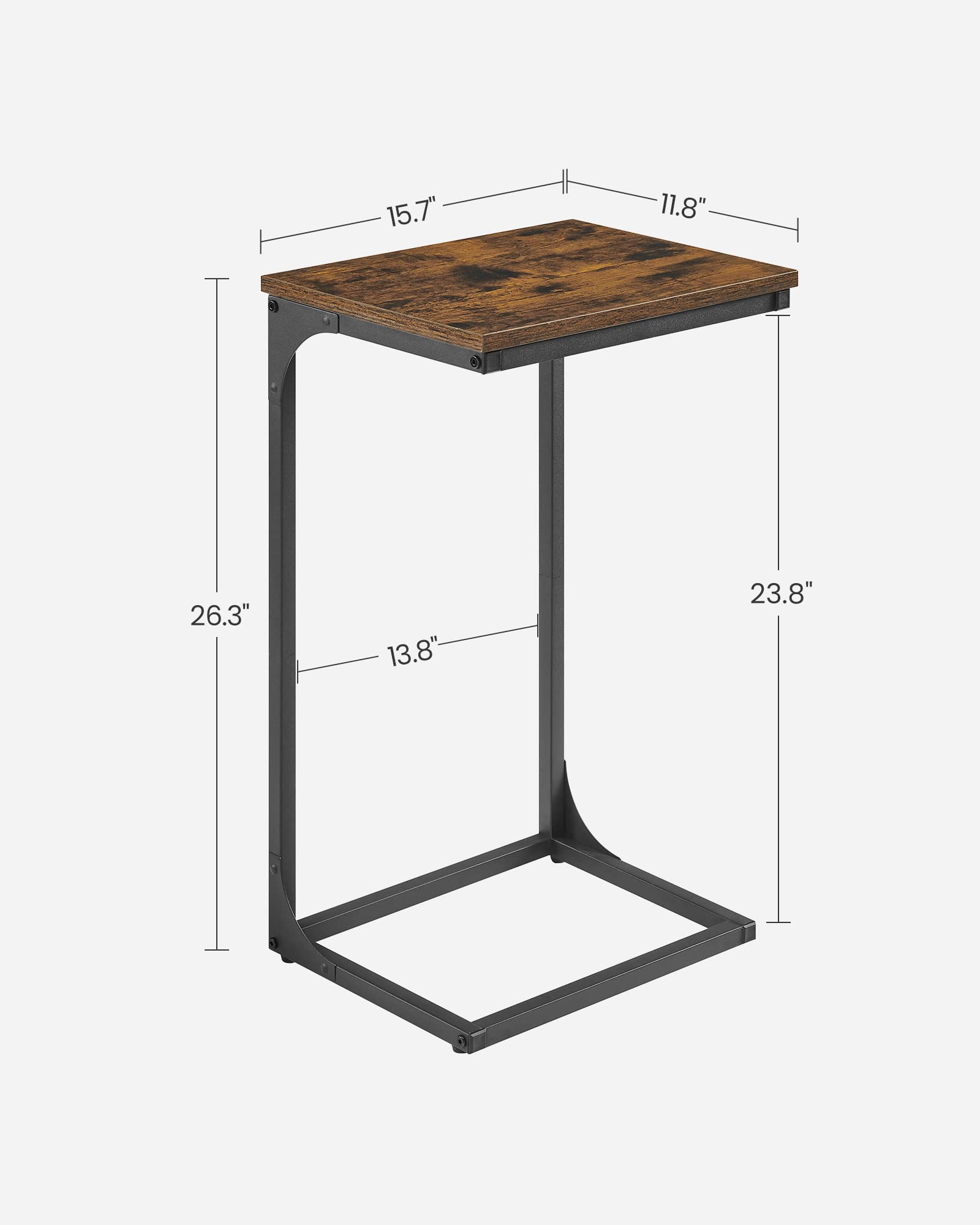 VASAGLE end table assembly in minutes with clear instructions.
