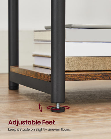 VASAGLE end-table pair-in-room complements decor with practical surfaces