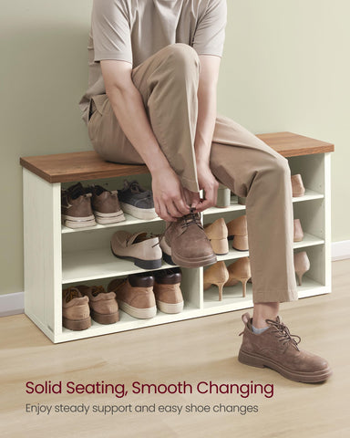 Compact space-saving entryway bench ideal for small rooms
