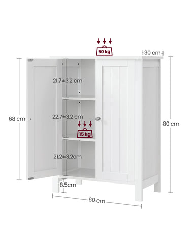 VASAGLE adjustable shelves maximize space for varied items