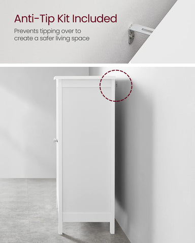 VASAGLE anti-tip base improves safety and stability