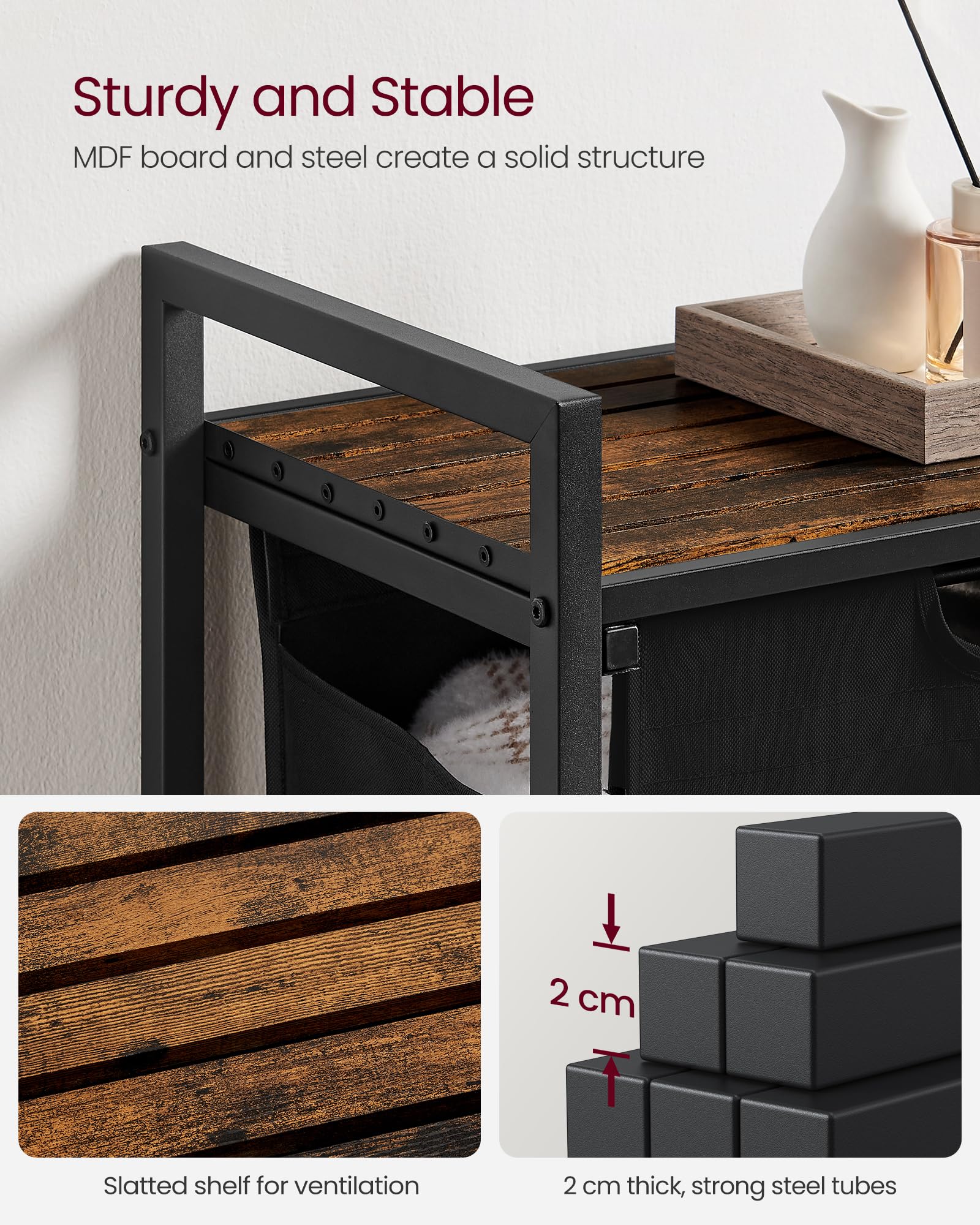 Removable liners with bottom panel prevent sag and leaks