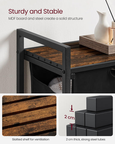 Removable liners with bottom panel prevent sag and leaks