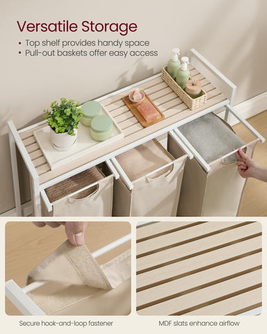 Sturdy 0.8 inch metal frame supporting the unit securely