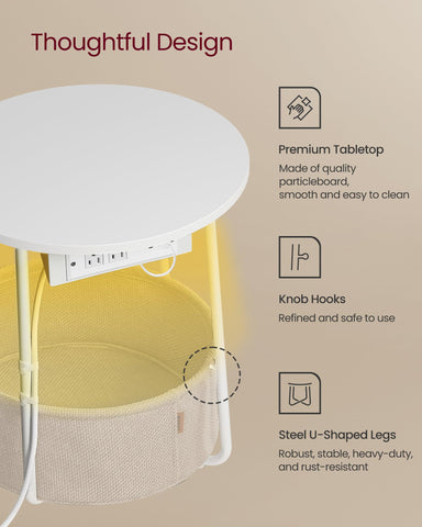 VASAGLE LILEA adjustable feet protect floors and prevent wobble