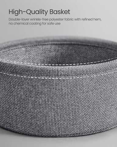 VASAGLE LILEA adjustable feet protect floors and stabilize