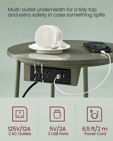 VASAGLE LILEA adjustable feet protect floors and improve balance