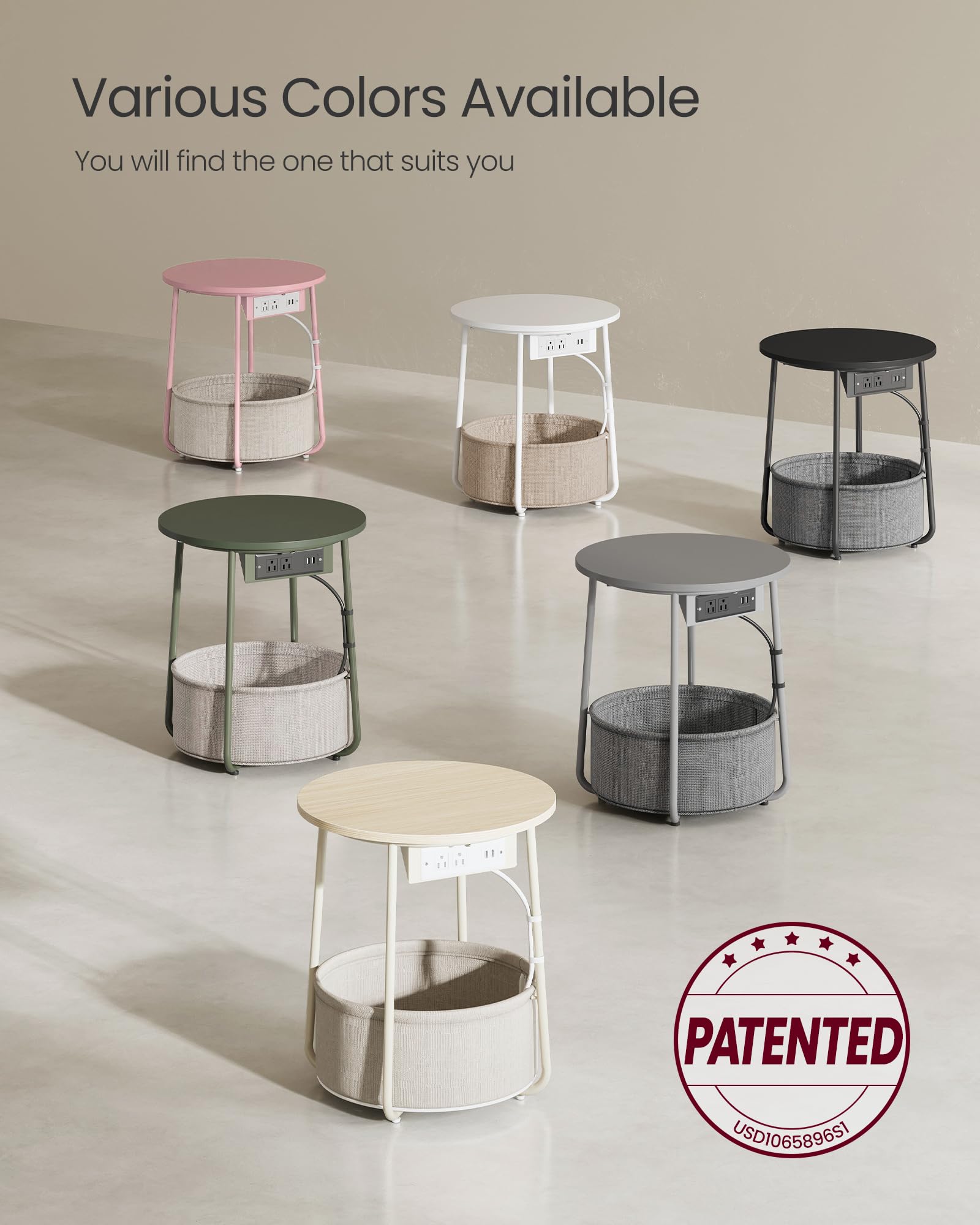 Versatile VASAGLE LILEA setup suitable for living rooms and bedrooms