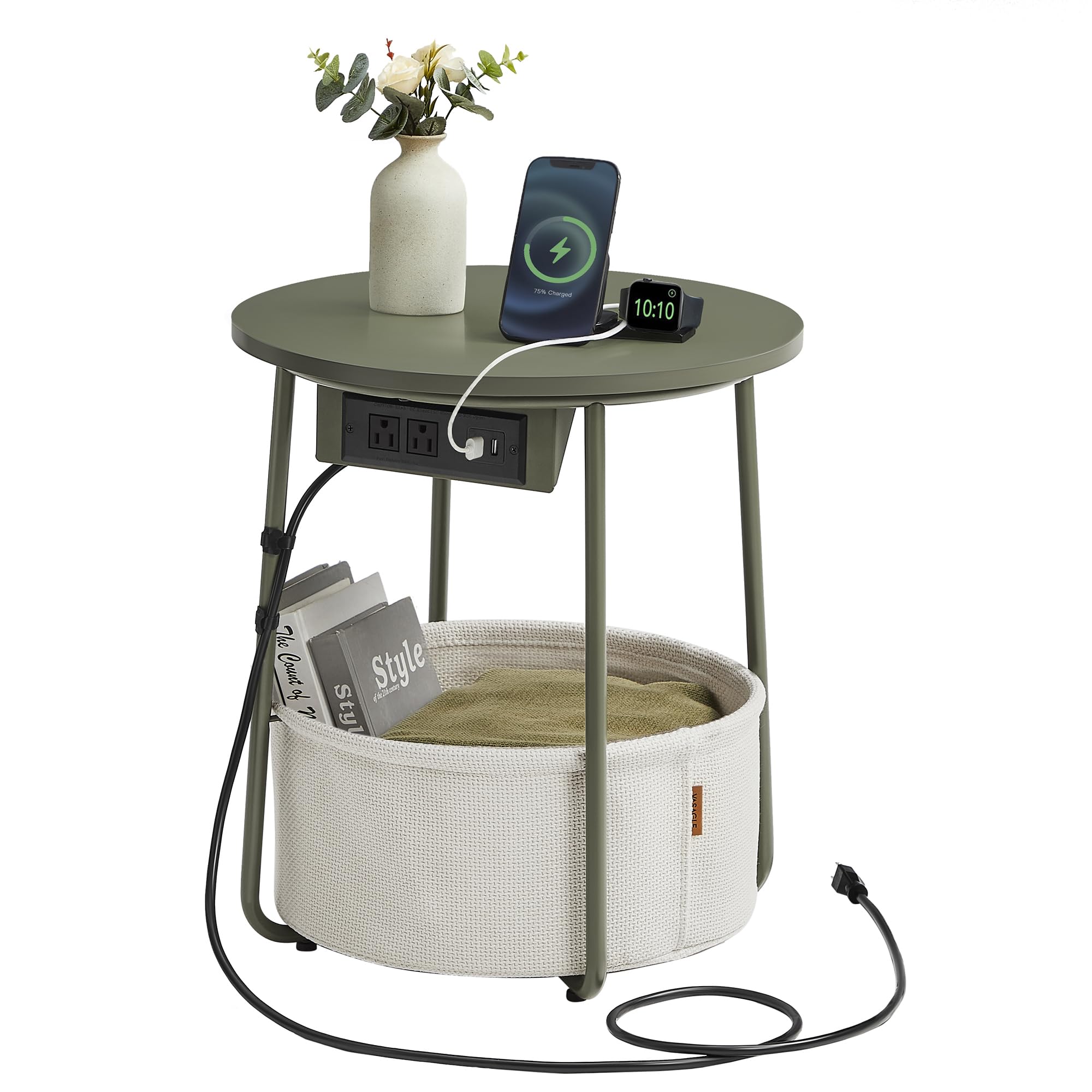 VASAGLE LILEA round side table top for flexible small-space living