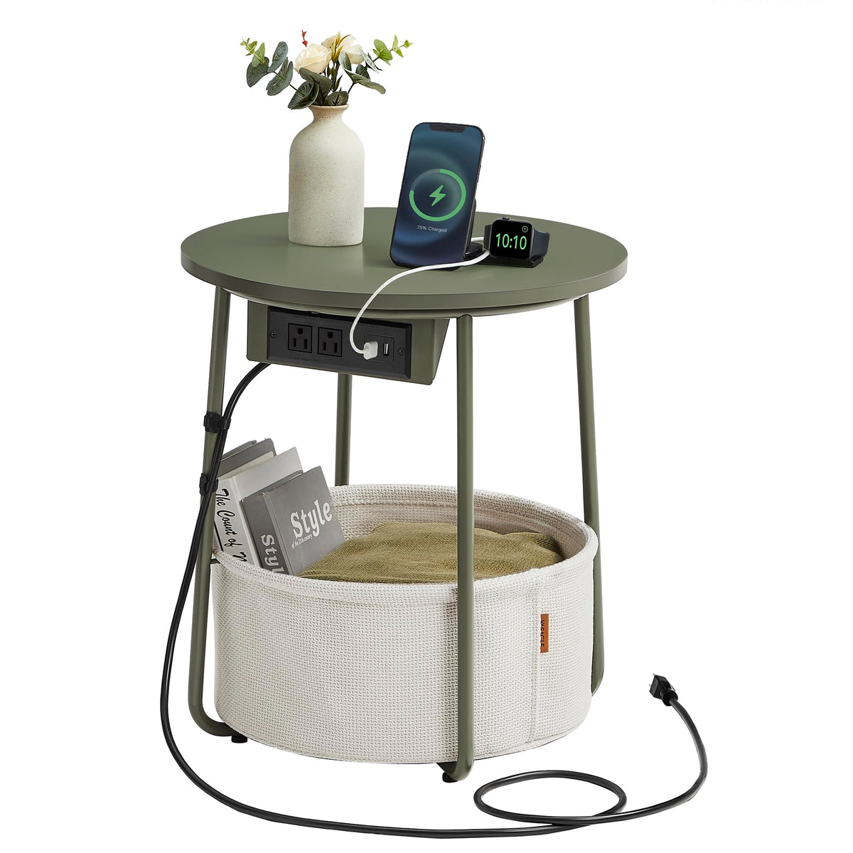 VASAGLE LILEA round side table top for flexible small-space living