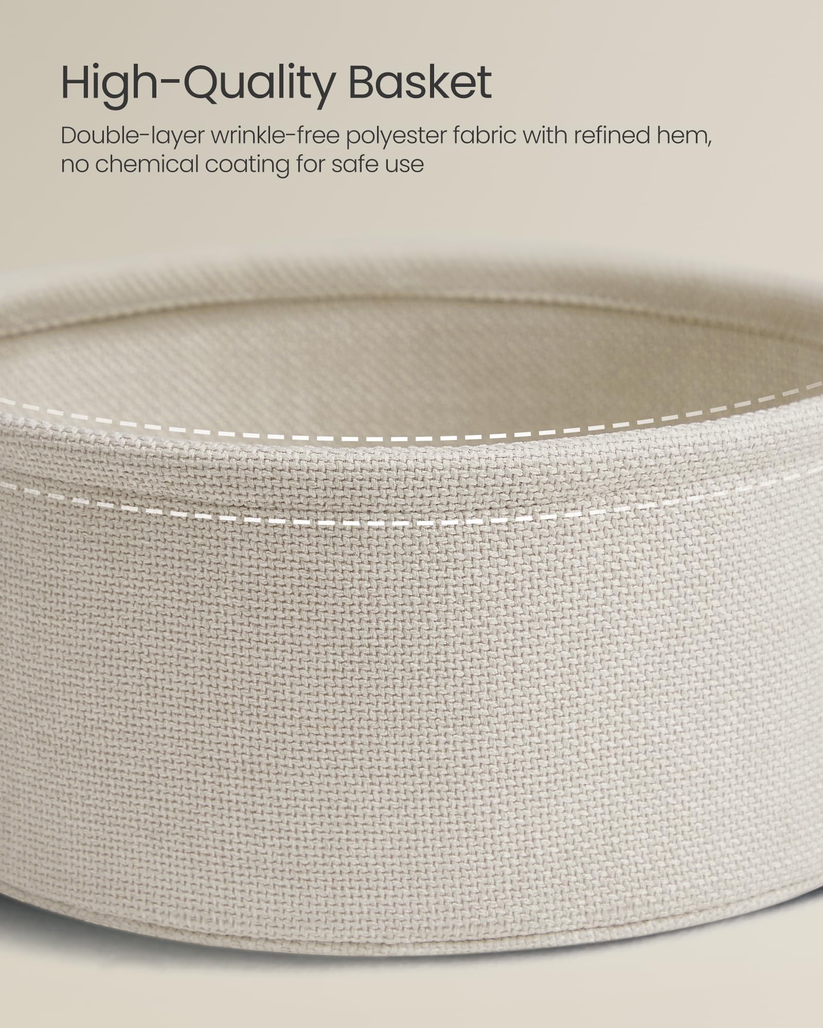 Round table with 17.7-inch diameter fits small spaces neatly