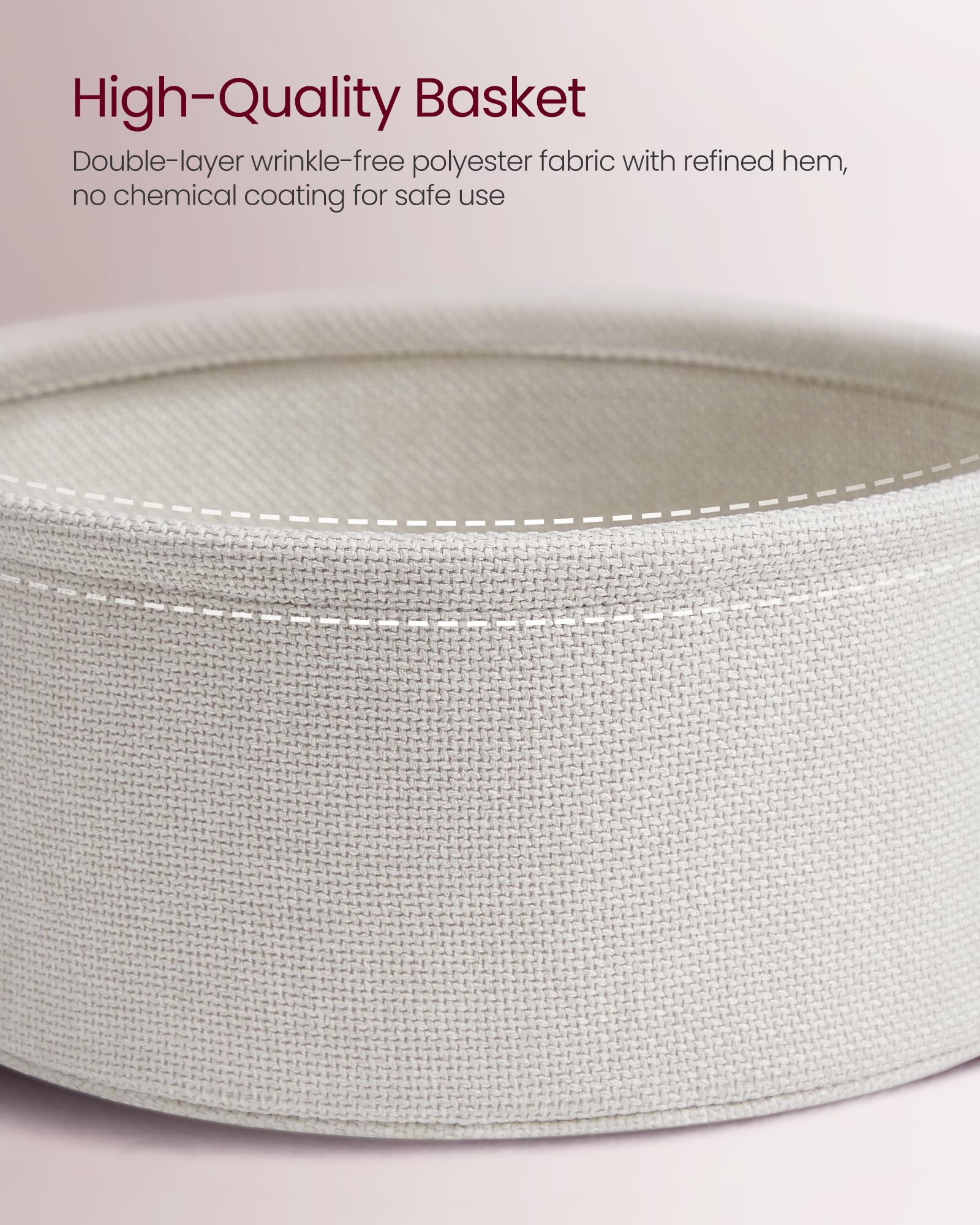 Two-tone Jelly Pink and Cream White colorway enhances interiors