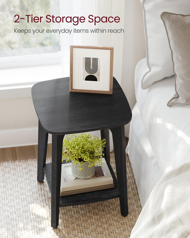 VASAGLE MAEZO curved transitions for smooth contemporary styling.