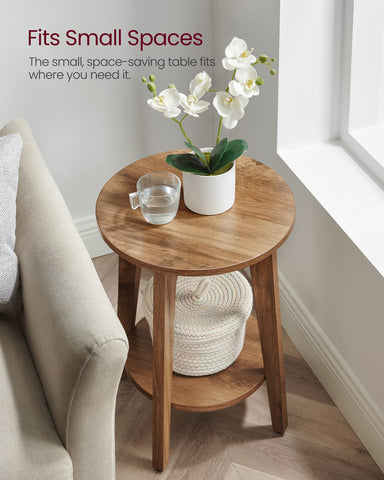 VASAGLE MAEZO plant stand doubles as a decorative surface.