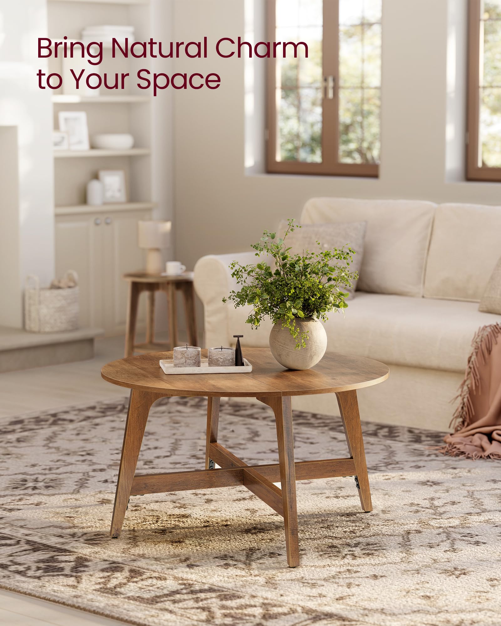 VASAGLE MAEZO water-resistant surface for easy cleaning after spills