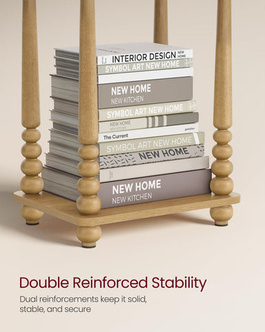 VASAGLE Mariel nightstand offers versatile use as nightstand or sofa table.