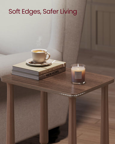 VASAGLE Mariel mid-century silhouette complements small spaces as an accent table