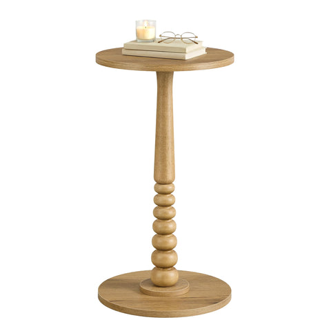 VASAGLE MARIEL round side table with mid-century silhouette for a cohesive living room look.