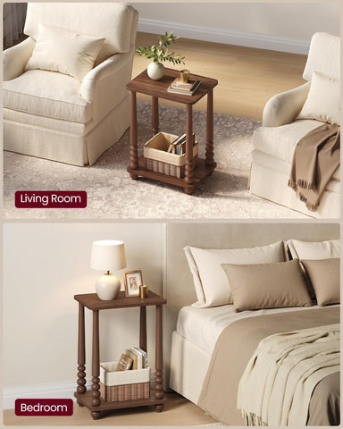 VASAGLE Mariel living room setup showing versatile placement