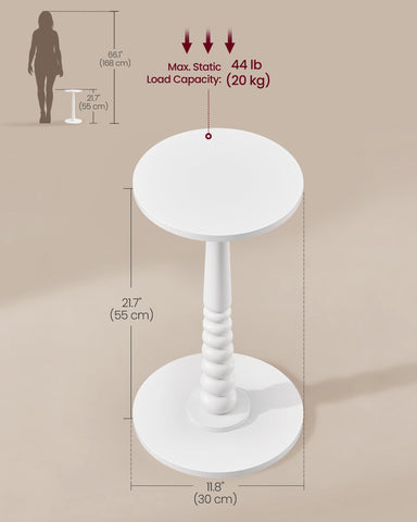 VASAGLE MARIEL solid wood legs provide wobble-free daily stability