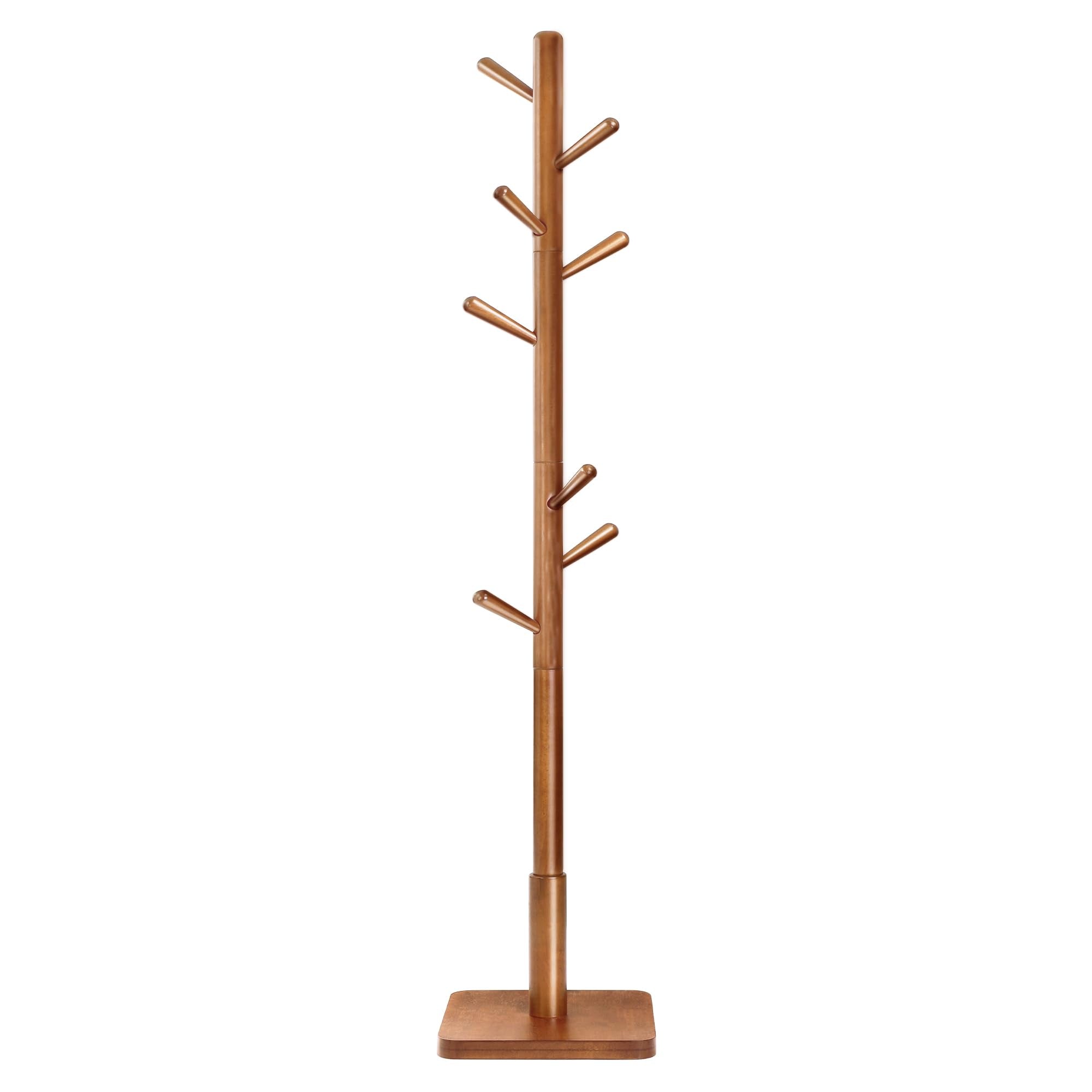 VASAGLE 8-hook rack supports up to 53 lb total, per-hook limit noted.