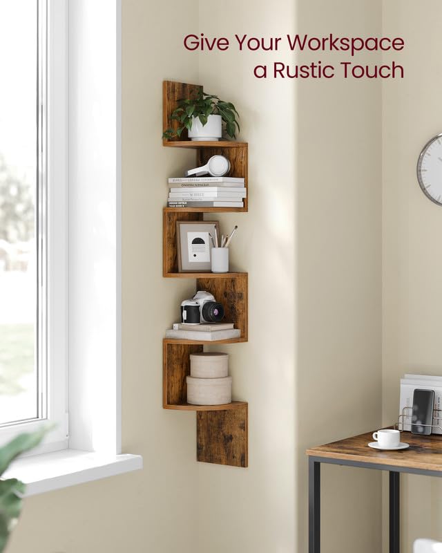 VASAGLE plant-friendly shelf adds greenery to living room