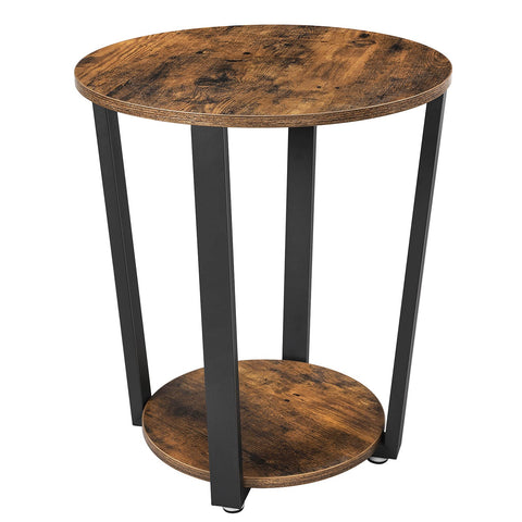 VASAGLE round table in living room setup complements decor and surfaces
