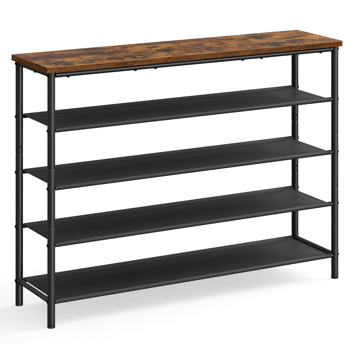VASAGLE shoe rack assembled display showing 20–24 pair capacity for an organized entryway.