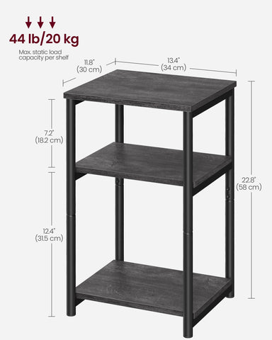 VASAGLE ULET273B68 assembly steps in four simple stages