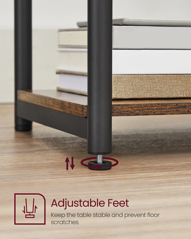 VASAGLE minimalist industrial vibe complements many room styles.