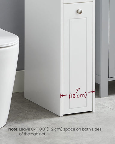VASAGLE slide-out bottom drawer enables easy viewing and retrieval.