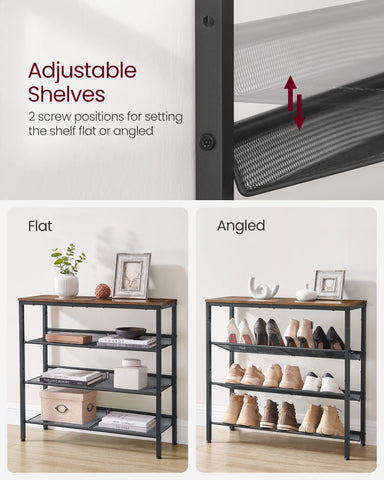 VASAGLE solid particleboard and steel construction for durability