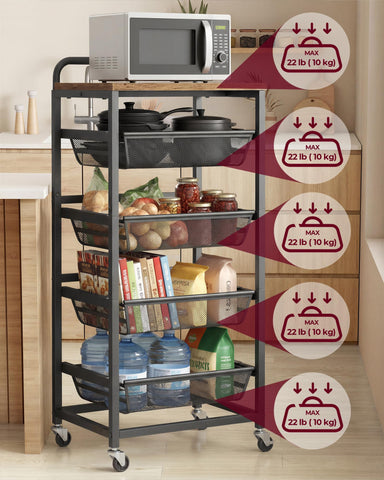 VASAGLE solid metal frame delivers durable daily use.