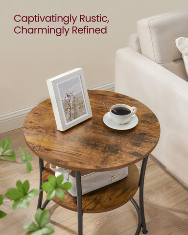 VASAGLE steel frame with rounded legs ensures lasting stability in any living space.