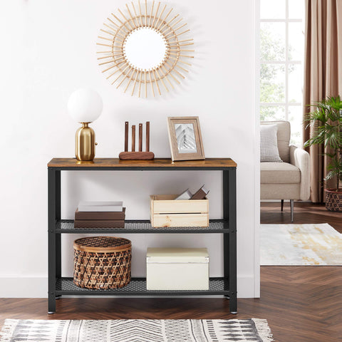 VASAGLE sturdy steel frame with particleboard construction