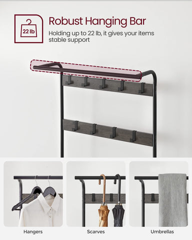 VASAGLE sturdy steel frame and 1.5-inch legs ensure durable stability.