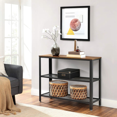 VASAGLE ULNT81BX 3-tier mesh shelves for organized storage