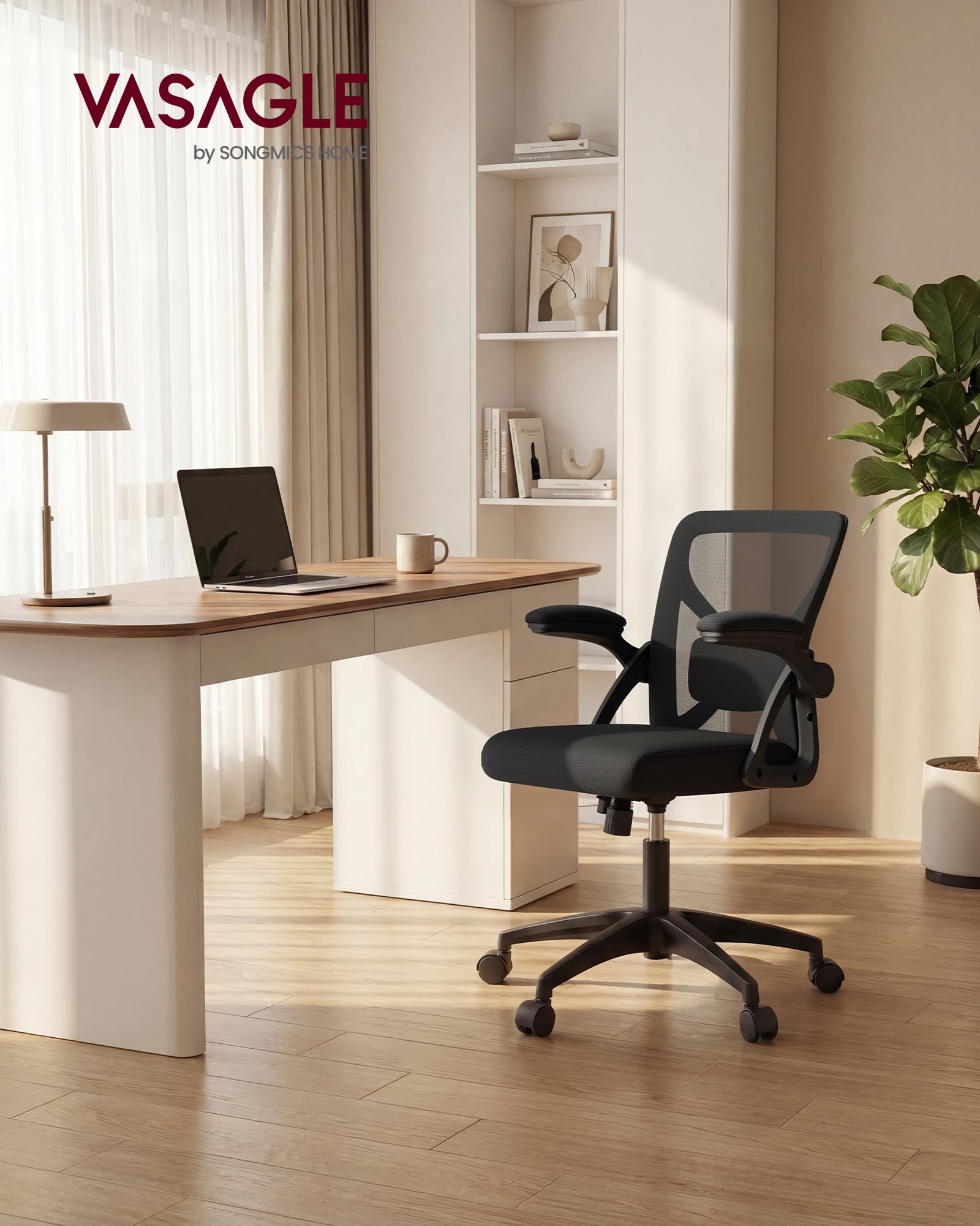 VASAGLE chair seat cushion provides plush support and hip pressure relief