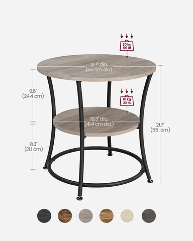 VASAGLE versatile room placement — fits living room or bedroom effortlessly.