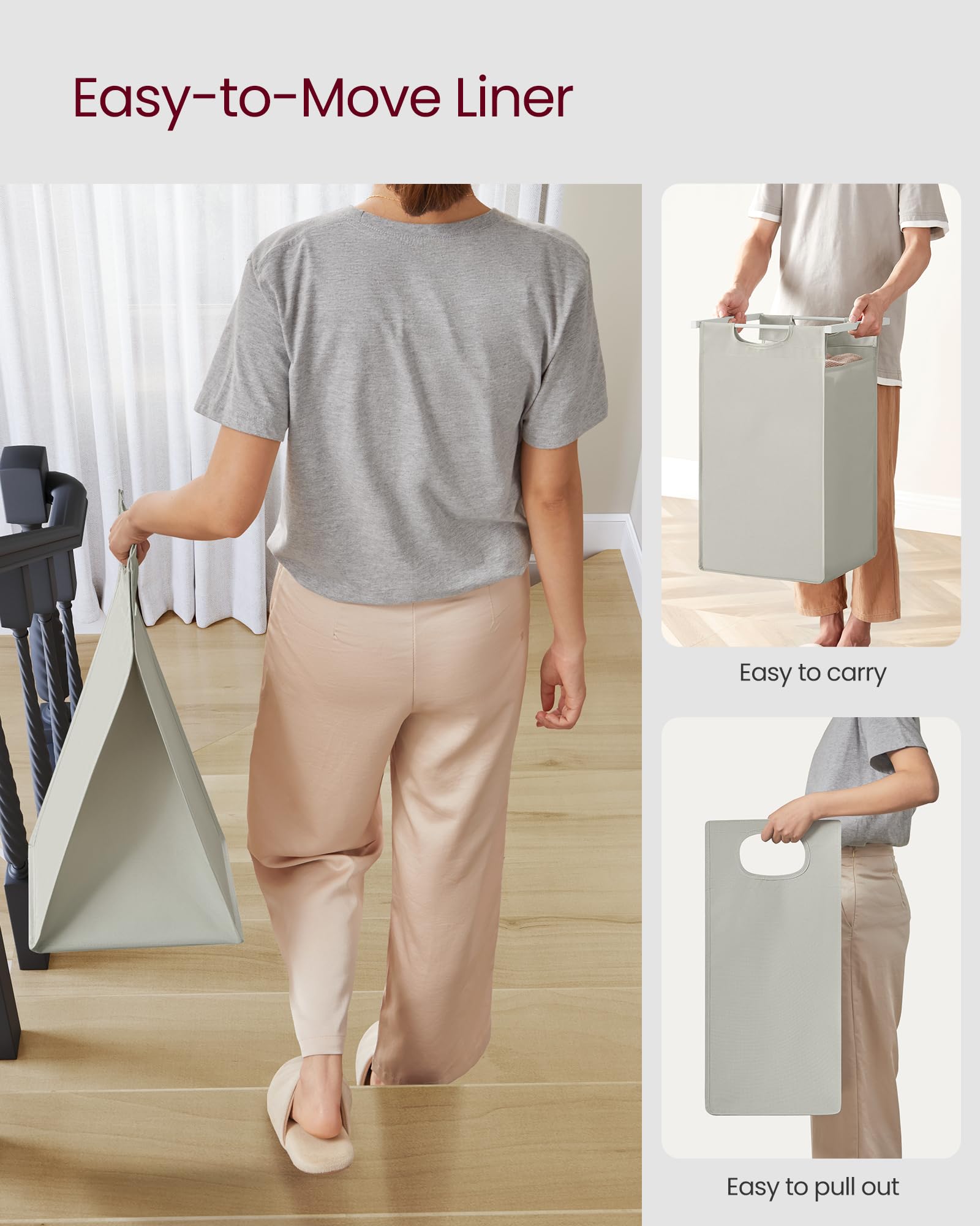 VASAGLE versatile use for laundry room, bathroom, or bedroom