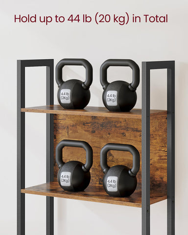 VASAGLE wall-mount kit adds security and saves floor space.